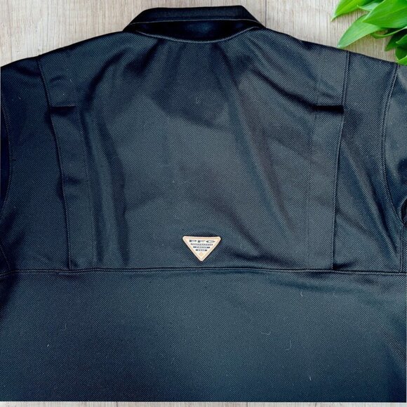 COLUMBIA Perfect Cast Polo Shirt PFG Omni Shade Performance UPF 50 Mesh XL - Picture 6 of 6